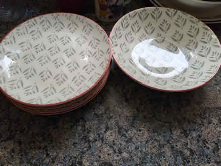 Photo of free Mix of mugs, small and big plates, pasta bowls (Shirley B90) #1