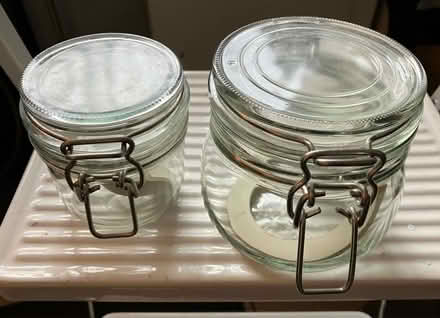 Photo of free Two Glass Preserve Jars (Titchfield Common PO14) #2