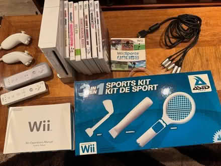 Photo of free Complete working Wii system+games (Newmarket) #1