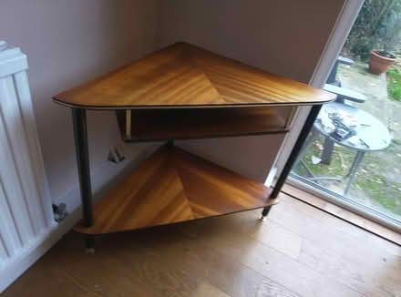Photo of free Vintage corner shelf (Beechwood) #1