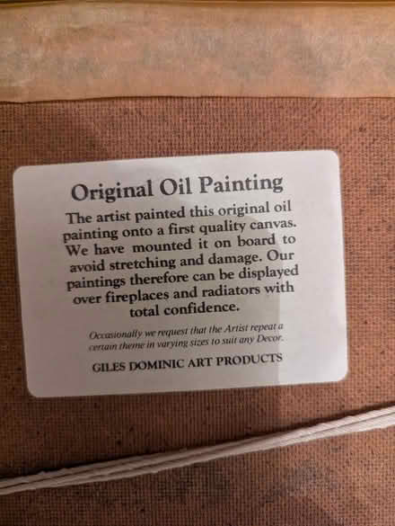 Photo of free Pair of original oil paintings (Hatchford, nr Cobham KT11) #2