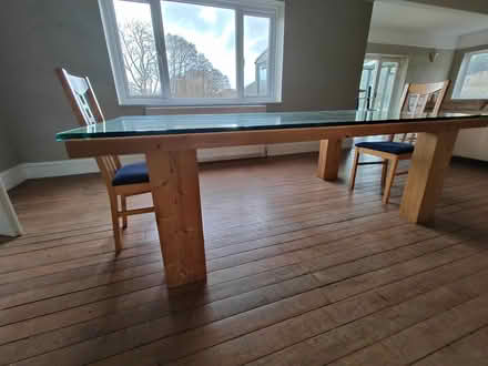 Photo of free Glass Dining Table and 6 chairs (Sinderhope (NE47)) #1