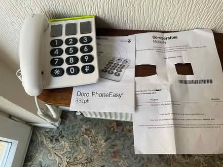 Photo of free Doro PhoneEasy 331 corded phone (Nunnery Wood WR5) #1