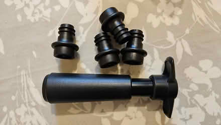 Photo of free Wine vacuum pump and stoppers (Knightsfield AL8) #1