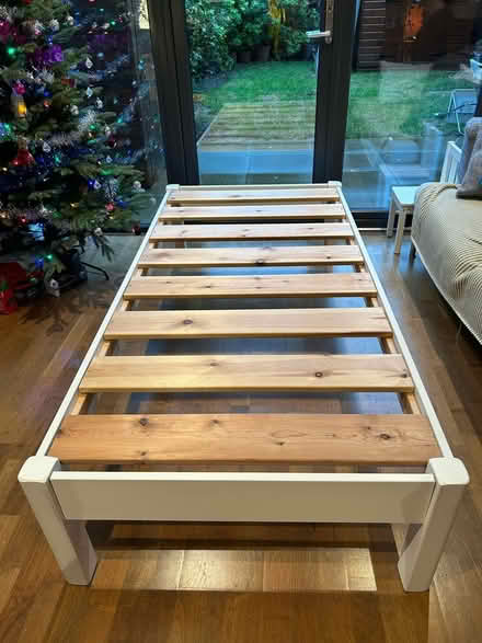 Photo of free Wooden single bed (Hackney E8) #1