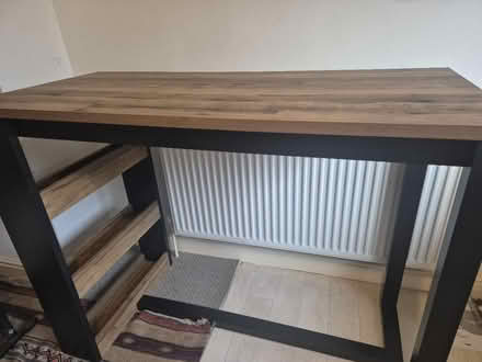 Photo of free Breakfast Bar Table & 2 Red Chairs (BS16) #1