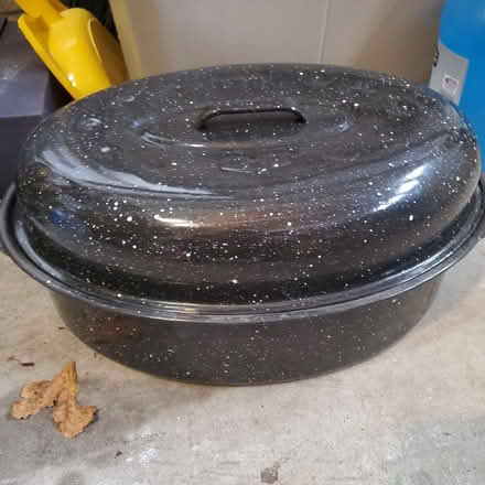 Photo of free Enamel oval roaster (Port Monmouth) #1