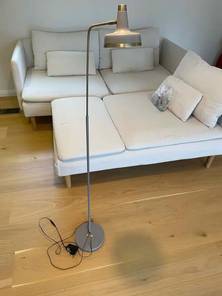 Photo of free Grey& Brass John Lewis floor lamp (Harpenden AL5) #1