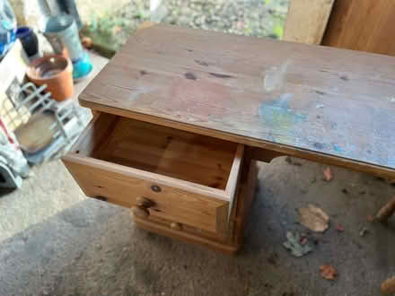 Photo of free pinewood dresser/desk (Guiseley LS20) #3
