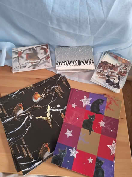 Photo of free Christmas wrapping paper and cards selection. (Canford Heath BH17) #1