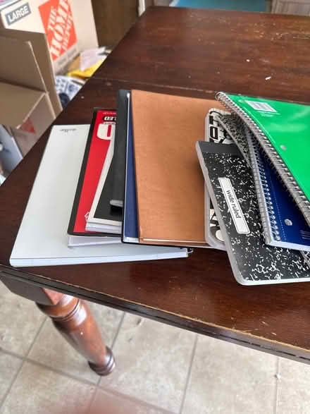 Photo of free Notebooks (various sizes) and paper (Blaney and Bollinger) #3