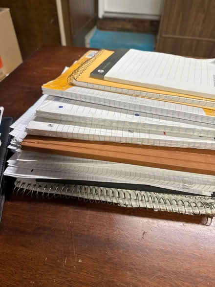 Photo of free Notebooks (various sizes) and paper (Blaney and Bollinger) #2