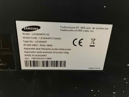 Photo of free 32” Samsung TV (BN3) #4