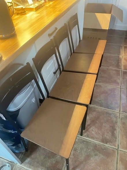 Photo of free 4 IKEA dining chairs to go today (Pudsey, LS28) #1