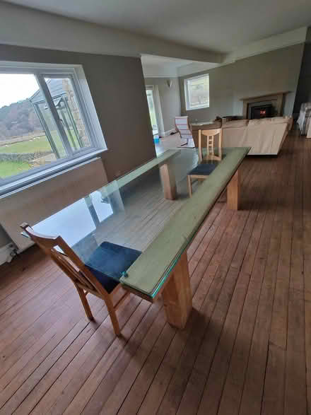 Photo of free Glass Dining Table and 6 chairs (Sinderhope (NE47)) #2