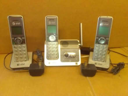 Photo of free 3 unit cordless phone system (1016 Quince Orchard Rd. Gaith.) #1