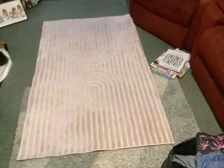 Photo of free Pale pink rug (Knowl Hill, Reading RG10) #1