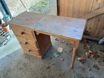 Photo of free pinewood dresser/desk (Guiseley LS20) #1