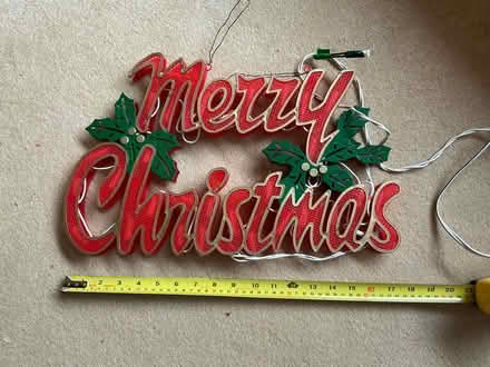 Photo of free Merry Christmas light (East Carleton NR14) #2