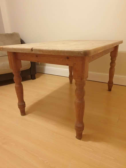 Photo of free Country pine kitchen table (Crookes S10) #2
