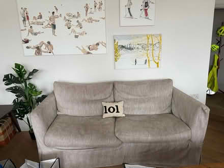 Photo of free Beige couch slip (SW3) #1