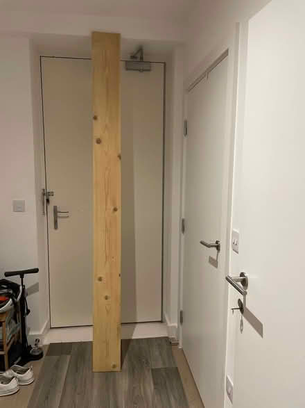 Photo of free One long piece of rough sawn timber (Greenwich SE10) #1