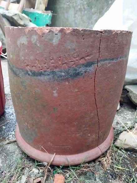 Photo of free Ceramic chimney pot with big crack (Kendal LA9) #1