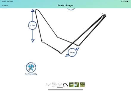 Photo of free Hammock and frame (Headway Cross TQ14) #3