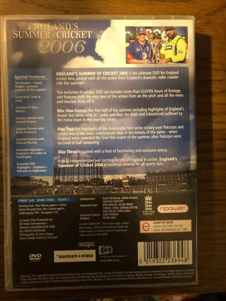Photo of free Cricket 2006 DVDs (St Ives PE27) #1
