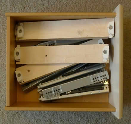 Photo of free Dismantled Desk Unit with Drawers (Hassocks BN6) #1