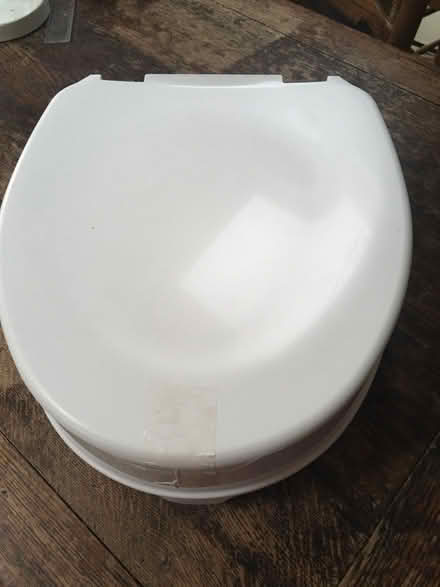 Photo of free Raised toilet seat with lid - 4” (Hyde Heath HP6) #1