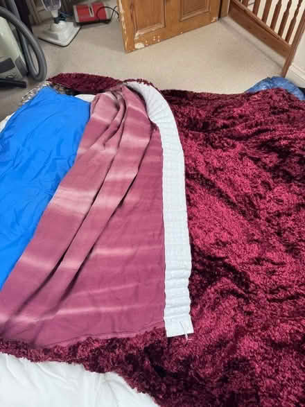 Photo of free Dark red plush warm curtain (Horfield BS7) #2