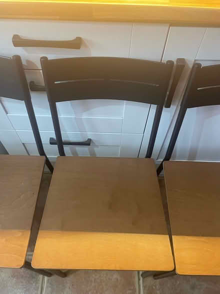Photo of free 4 IKEA dining chairs to go today (Pudsey, LS28) #4