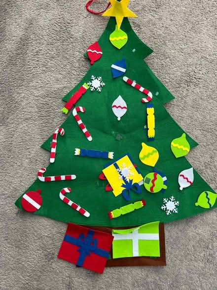 Photo of free Velcro felt Christmas tree (Borrowash DE72) #1
