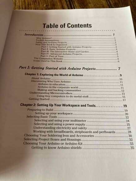 Photo of free Arduino for dummies book (RUshden NN10) #2