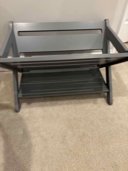 Photo of free small grey bookshelf (20010) #1