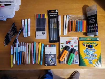 Photo of free Various Sets Of Coloured Pens And Pencils (Purbrook PO7) #1