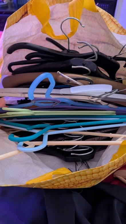 Photo of free Bag of assorted hangers (NW3 London) #1
