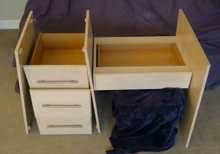 Photo of free Dismantled 'Sharp' Desk Unit with Drawers (Hassocks BN6) #3