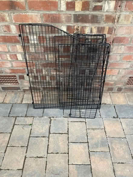 Photo of free Large black folding fire guard in very nice condition (Southport PR9) #1