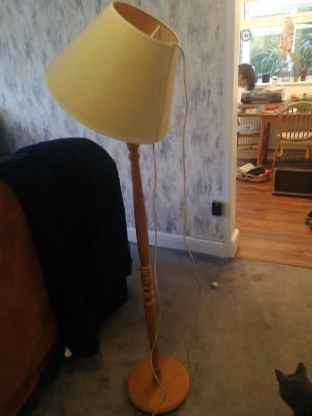 Photo of free Wooden lamp (CO2 Colchester, Mersea Road) #1