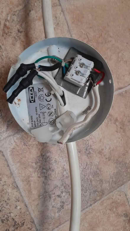 Photo of free IKEA fish ceiling light (OX10 Cholsey) #2