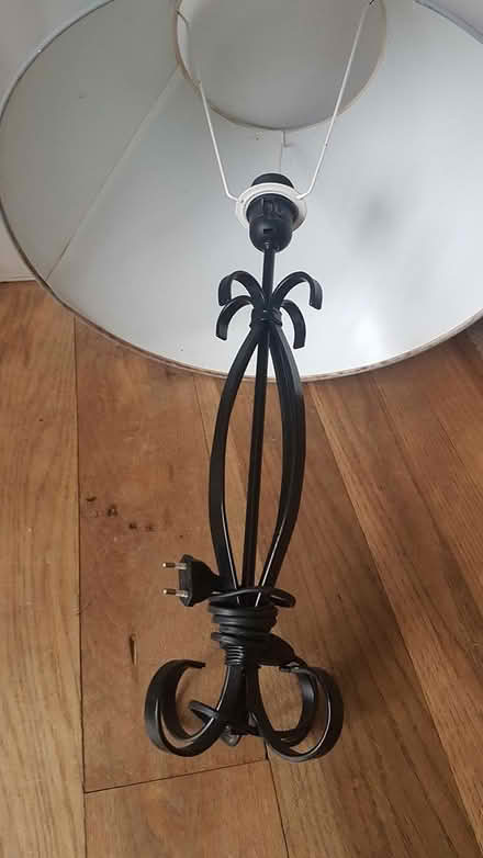 Photo of free Black metal lamp stand (Staplecross TN32) #2