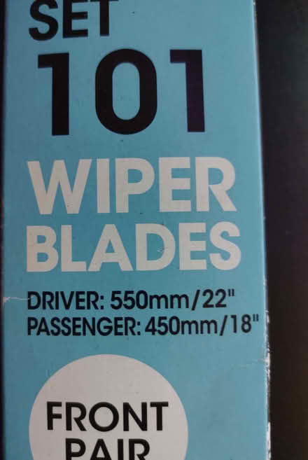 Photo of free Wiper Blades - Pair, Front (Leominster HR6) #2
