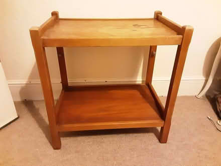 Photo of free Wooden side table (Old Headington OX3) #1