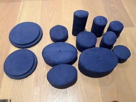 Photo of free assorted jewellery display cushions and props (Earls Court SW10) #1