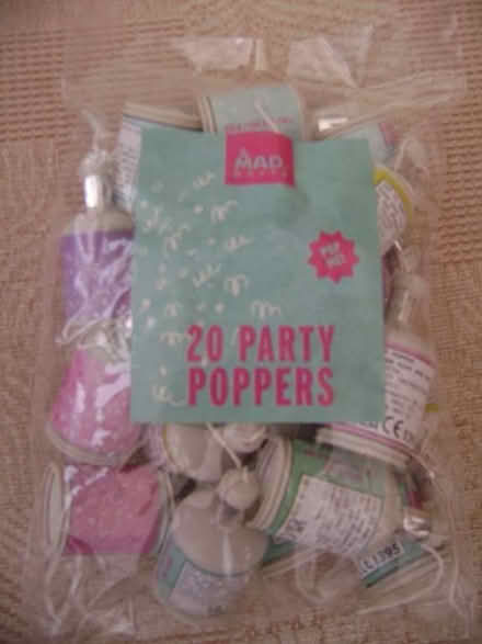 Photo of free Unopened bag of party poppers (IP12) #1