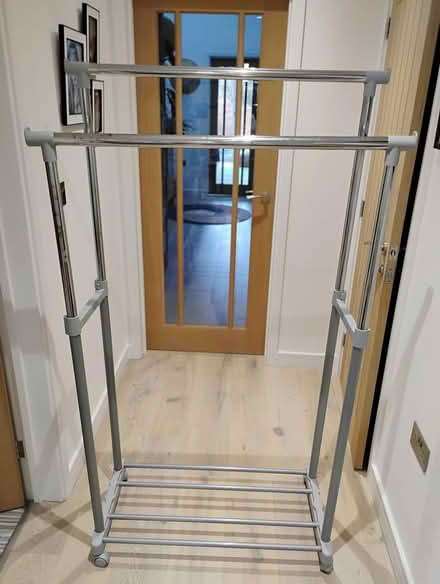 Photo of free Double clothes rack (Fleckney, Leicestershire) #1