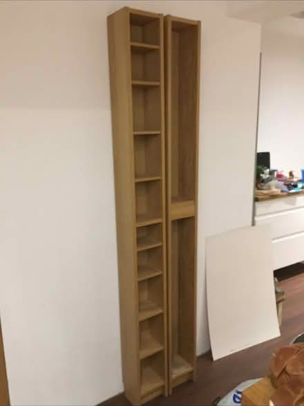 Photo of free Oak veneer CD / DVD tower (SE19) #1