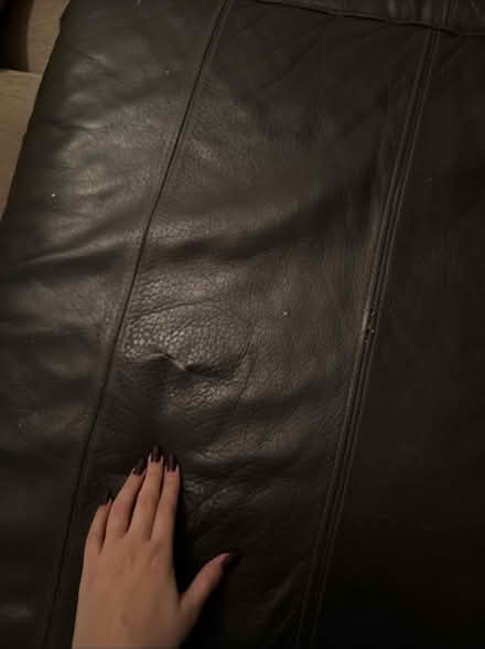 Photo of free Black leather sofa (South Ealing, W5 4QH) #2